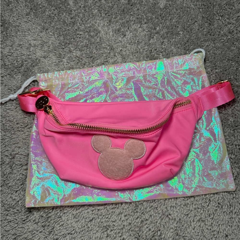 Stoney Clover Lane Pink Mickey Mouse Fanny Pack